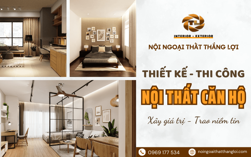 thiết kế thi công nội thất căn hộ