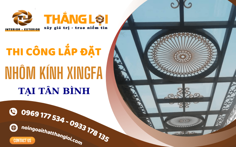 lắp đặt nhôm kính Xingfa Tân Bình